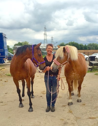 Jayne with horses
