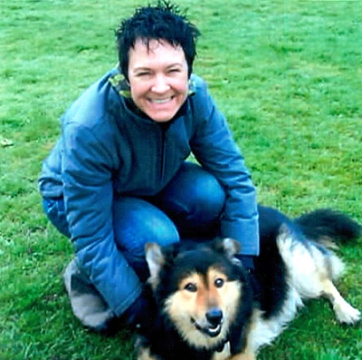 Photo of Jayne with Leo